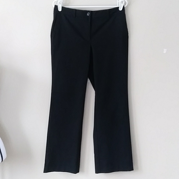 Ann Taylor Signature Dress Pants Trouser Slacks 6P Black - Picture 2 of 13